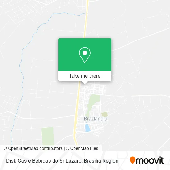 Disk Gás e Bebidas do Sr Lazaro map