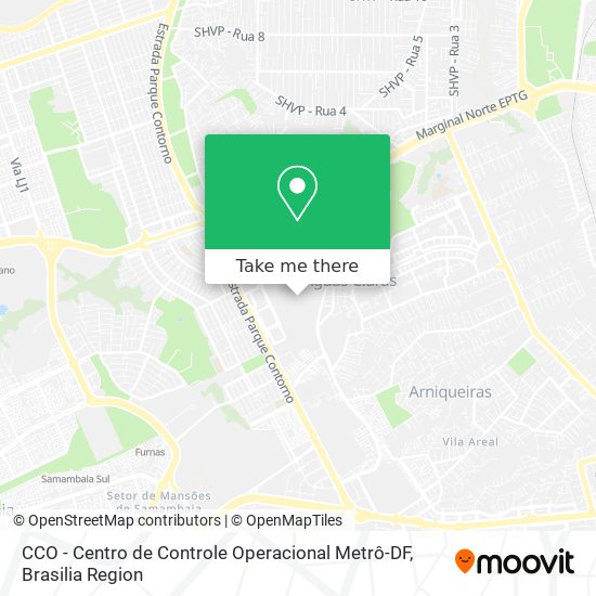 CCO - Centro de Controle Operacional Metrô-DF map