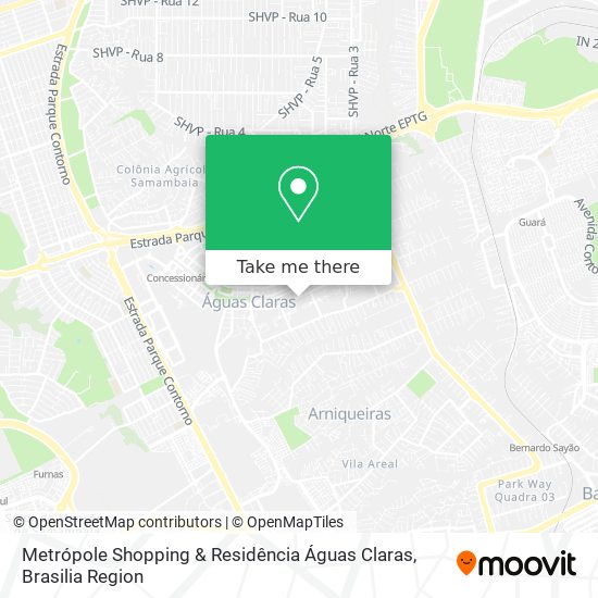 Metrópole Shopping & Residência Águas Claras map