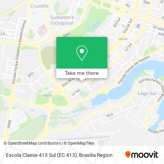 Escola Classe 413 Sul (EC 413) map