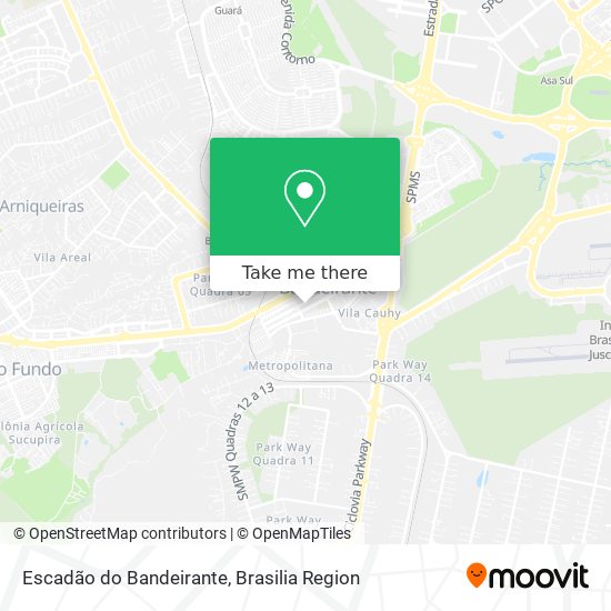 Escadão do Bandeirante map