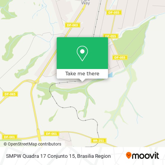 SMPW Quadra 17 Conjunto 15 map