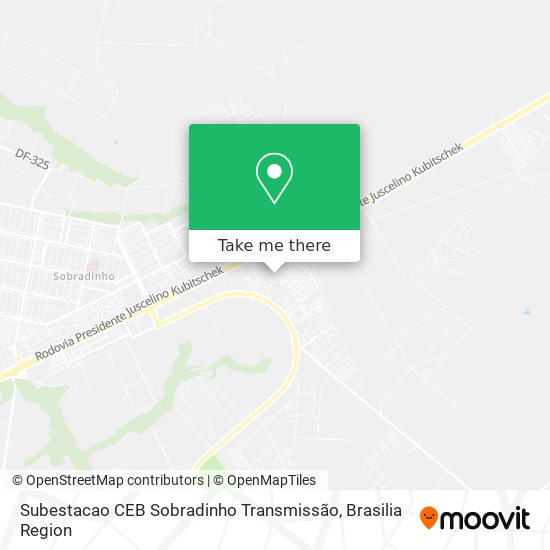 Subestacao CEB Sobradinho Transmissão map