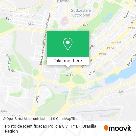 Posto de Identificaçao Policia Civil 1ª DP map