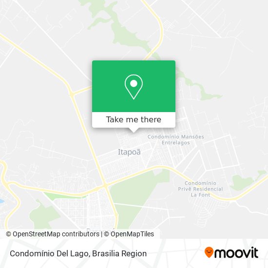 Condomínio Del Lago map