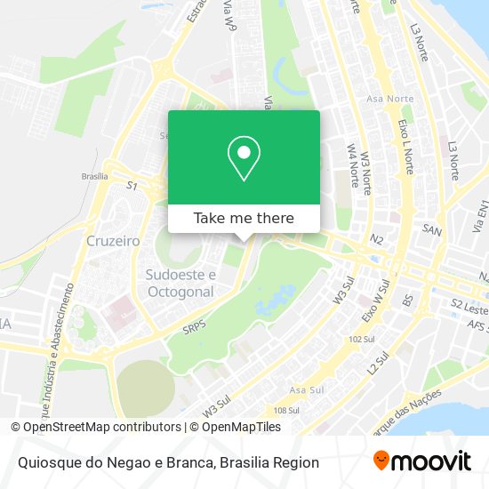 Quiosque do Negao e Branca map