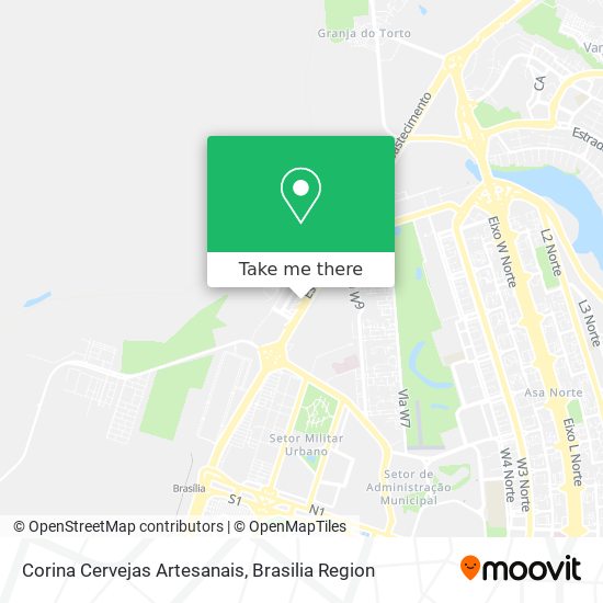 Corina Cervejas Artesanais map