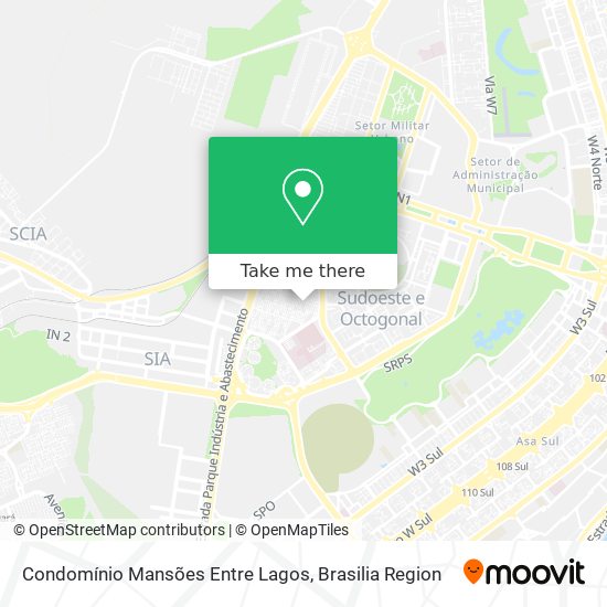 Condomínio Mansões Entre Lagos map