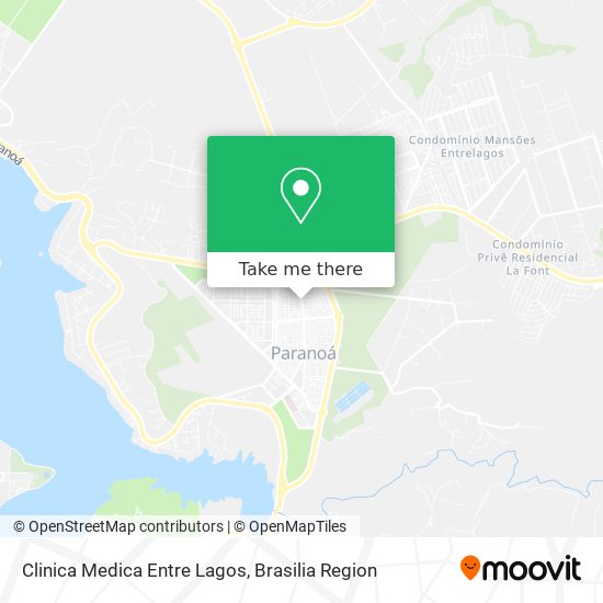 Clinica Medica Entre Lagos map