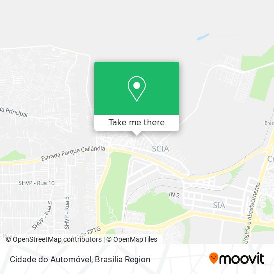 Cidade do Automóvel map