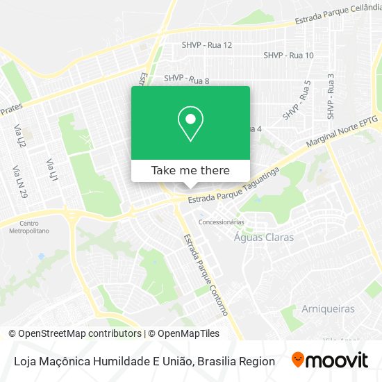 Loja Maçônica Humildade E União map