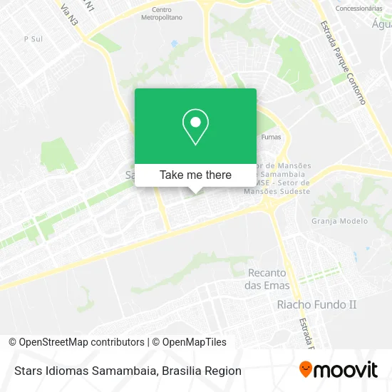 Stars Idiomas Samambaia map
