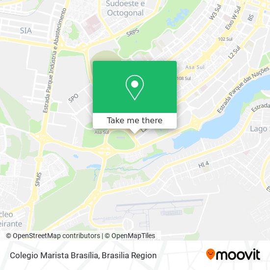 Colegio Marista Brasília map