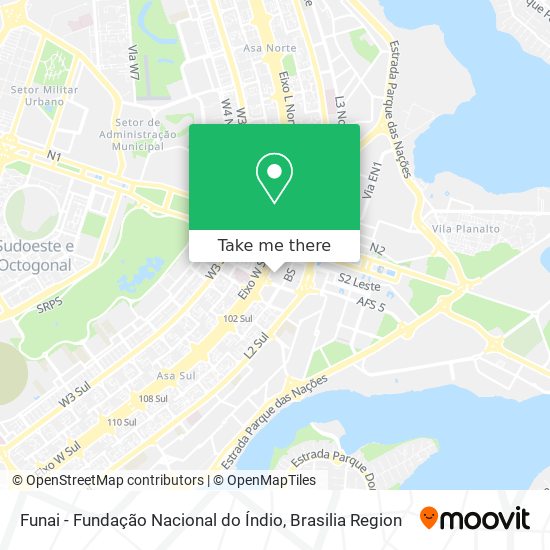 Funai - Fundação Nacional do Índio map
