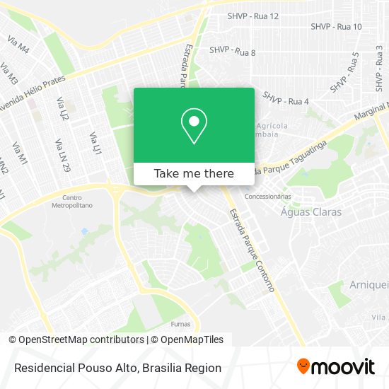 Residencial Pouso Alto map