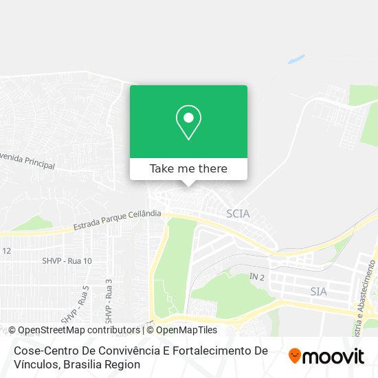 Cose-Centro De Convivência E Fortalecimento De Vínculos map