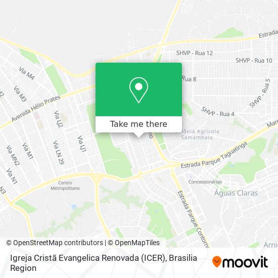 Igreja Cristã Evangelica Renovada (ICER) map