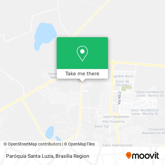 Paróquia Santa Luzia map