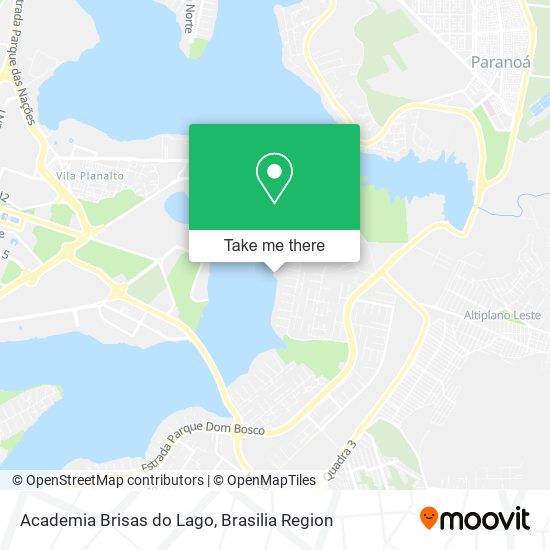 Academia Brisas do Lago map