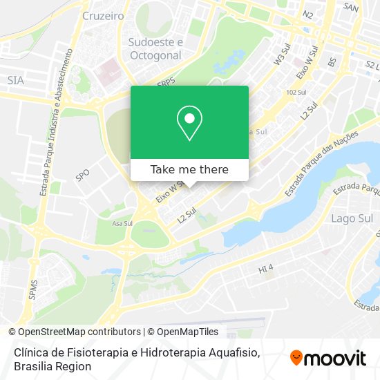 Clínica de Fisioterapia e Hidroterapia Aquafisio map