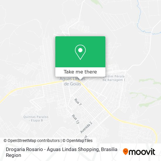 Drogaria Rosario - Águas Lindas Shopping map