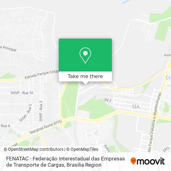 FENATAC - Federação Interestadual das Empresas de Transporte de Cargas map