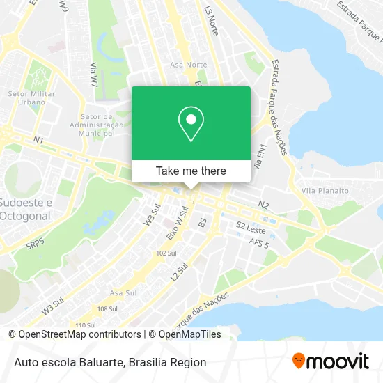 Auto escola Baluarte map