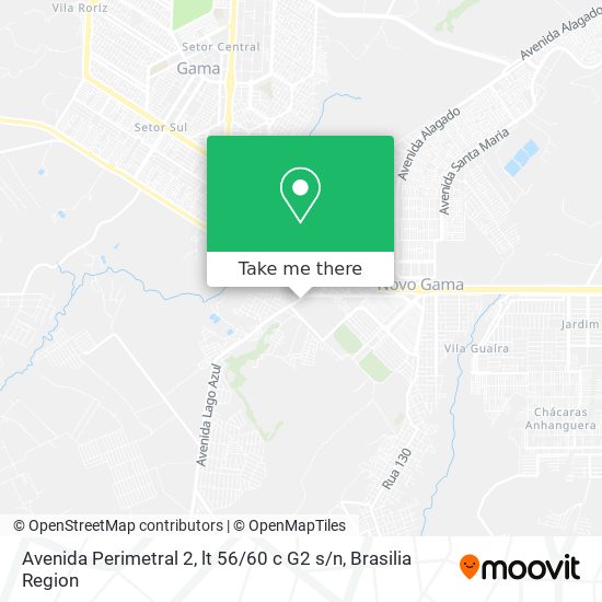 Avenida Perimetral 2, lt 56 / 60 c G2 s / n map