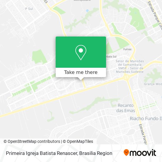 Primeira Igreja Batista Renascer map