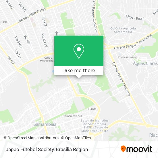Japão Futebol Society map