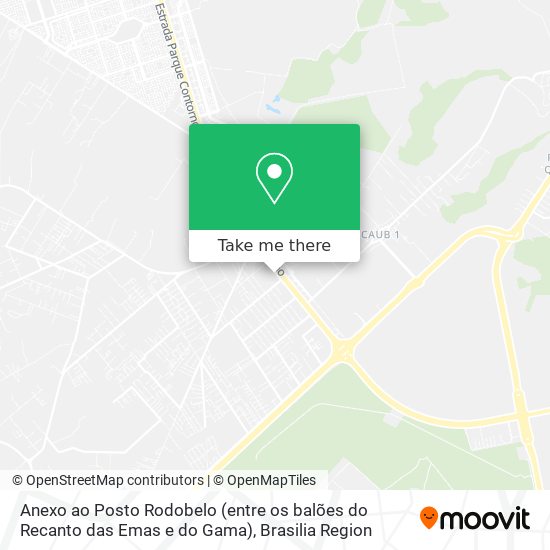 Anexo ao Posto Rodobelo (entre os balões do Recanto das Emas e do Gama) map