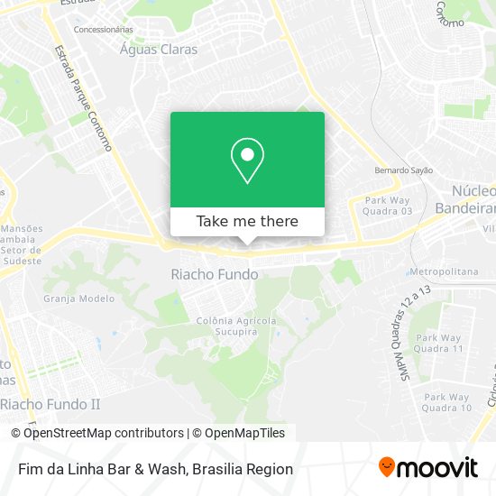 Fim da Linha Bar & Wash map