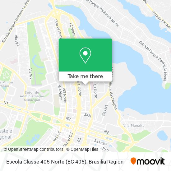 Escola Classe 405 Norte (EC 405) map