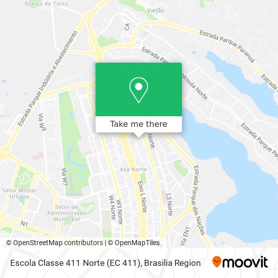 Escola Classe 411 Norte (EC 411) map
