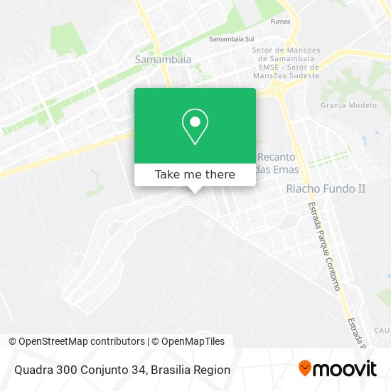 Quadra 300 Conjunto 34 map