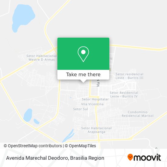 Mapa Avenida Marechal Deodoro