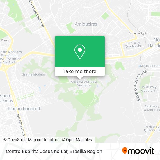 Centro Espírita Jesus no Lar map