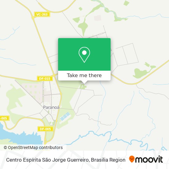 Centro Espírita São Jorge Guerreiro map