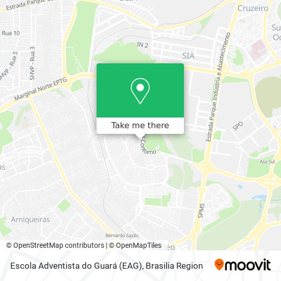 Escola Adventista do Guará (EAG) map