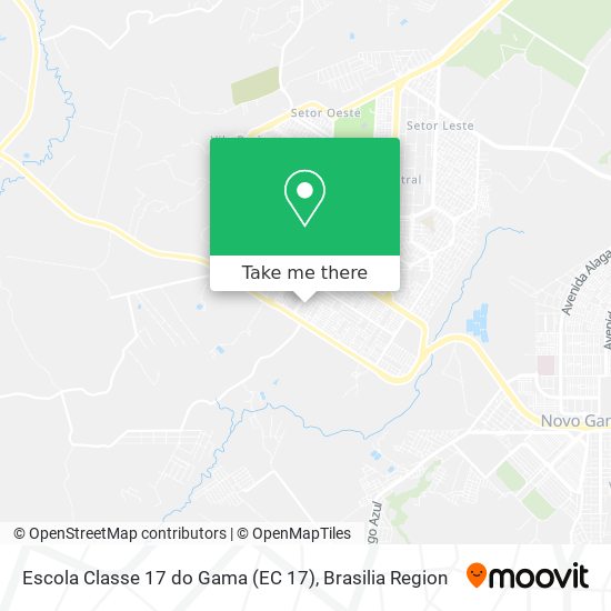 Escola Classe 17 do Gama (EC 17) map