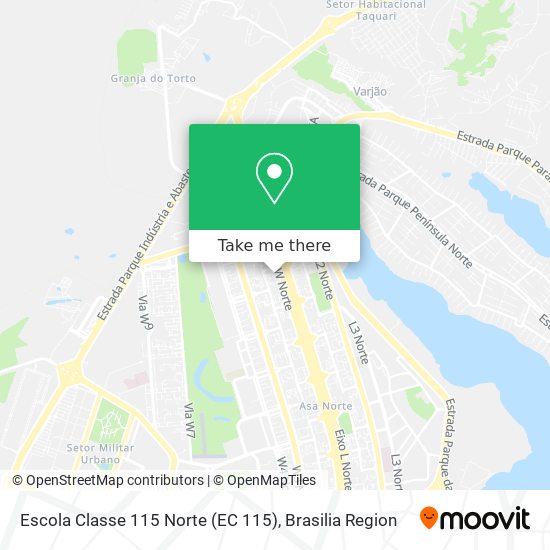 Escola Classe 115 Norte (EC 115) map