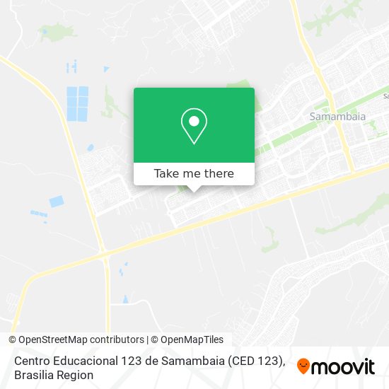 Centro Educacional 123 de Samambaia (CED 123) map