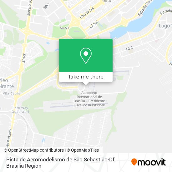 Pista de Aeromodelismo de São Sebastião-Df map