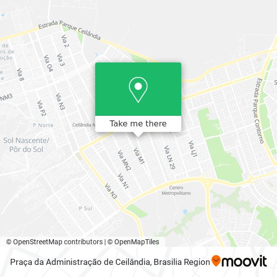 Praça da Administração de Ceilândia map