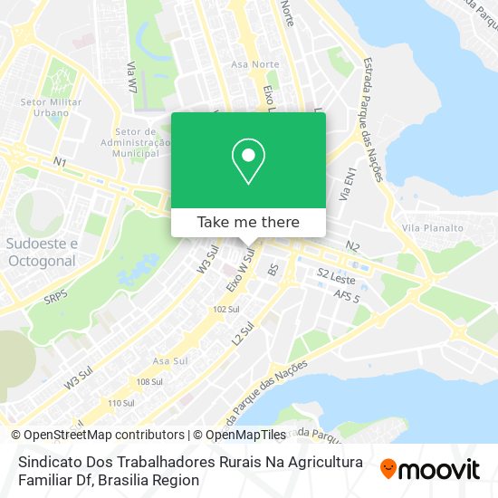 Sindicato Dos Trabalhadores Rurais Na Agricultura Familiar Df map
