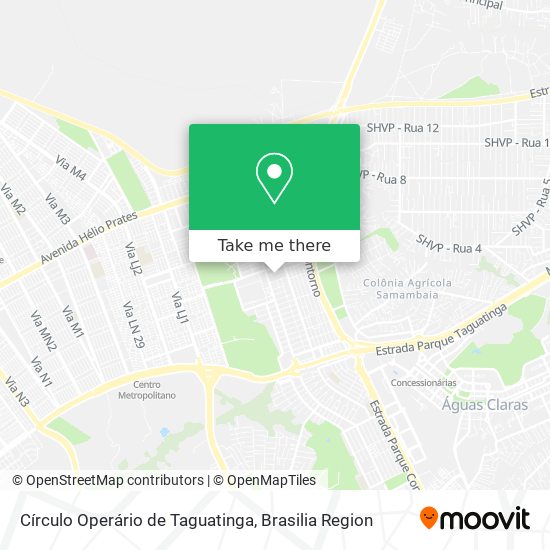 Círculo Operário de Taguatinga map