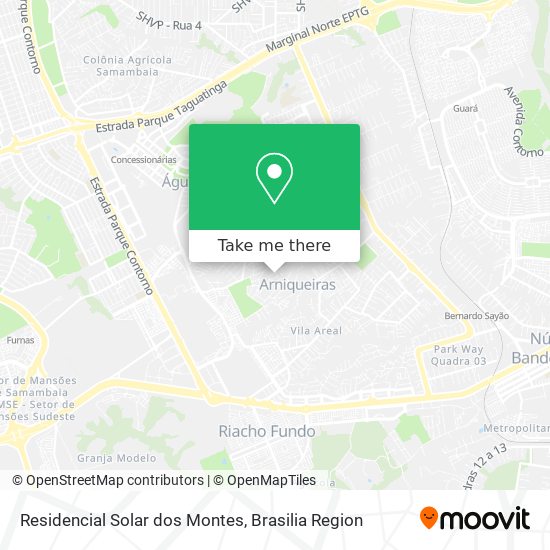 Residencial Solar dos Montes map