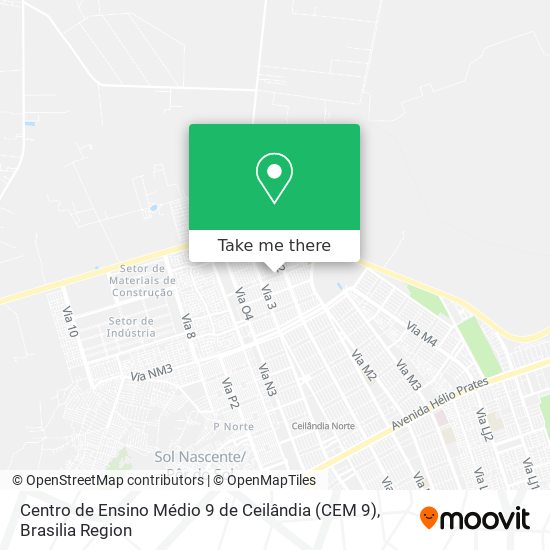 Centro de Ensino Médio 9 de Ceilândia (CEM 9) map
