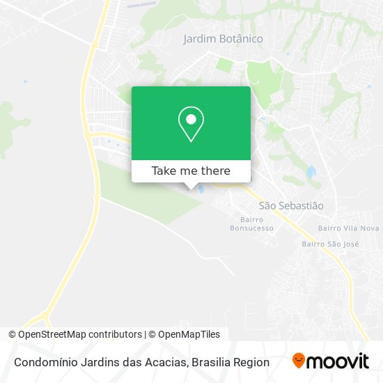 Condomínio Jardins das Acacias map