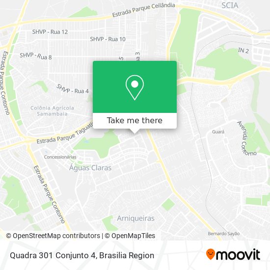 Quadra 301 Conjunto 4 map